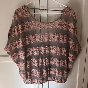 Free People sheer blouse